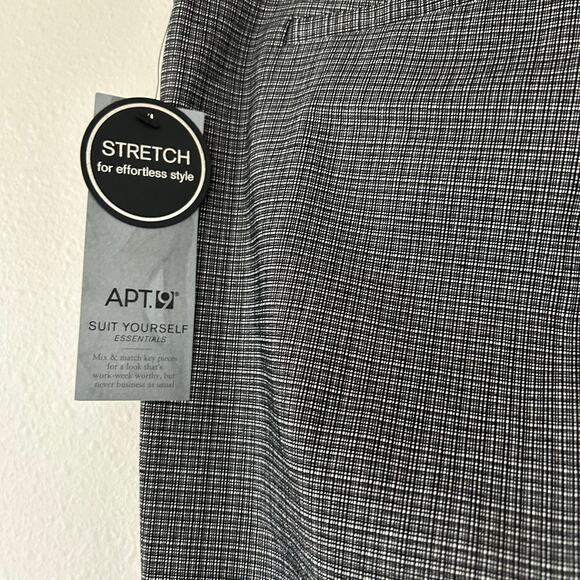 New Apt 9 pull on bootcut stretch dress pants trousers classic office careers 10 - Picture 9 of 9